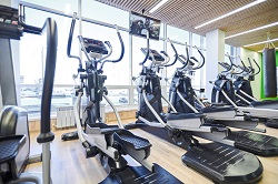 Modern ellipticals in gym 546913